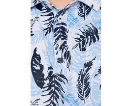 Polo Black Clover Hidden Clover с технологией Dry Tech и рисунком пальмовых листьев