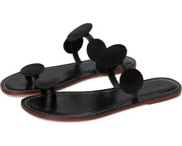 Сандалии Bernardo New Moon без каблука с кожаными дисками и удобной стелькой