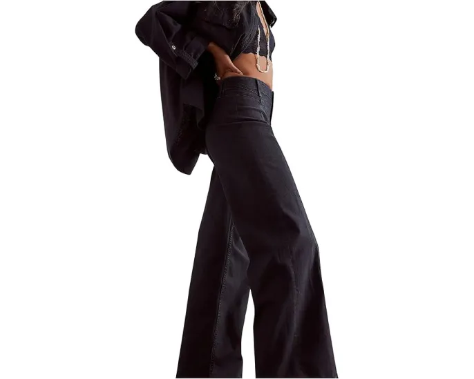 Джинсы We The Free Libre с широкими штанинами и высокой посадкой от Free People