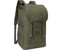Стеганый рюкзак Herschel Retreat Quilted Capsule с переработанной тканью и множеством карманов