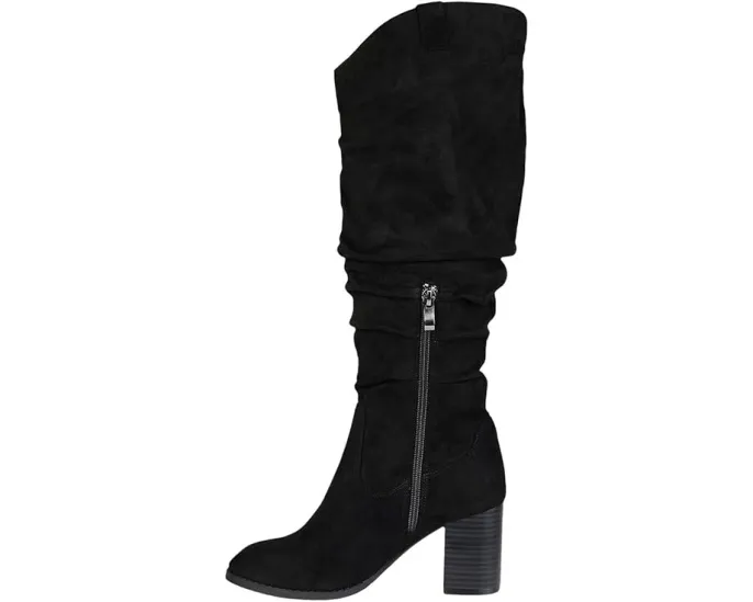 Ботильоны Journee Collection Aneil с плиссированным верхом и боковой молнией