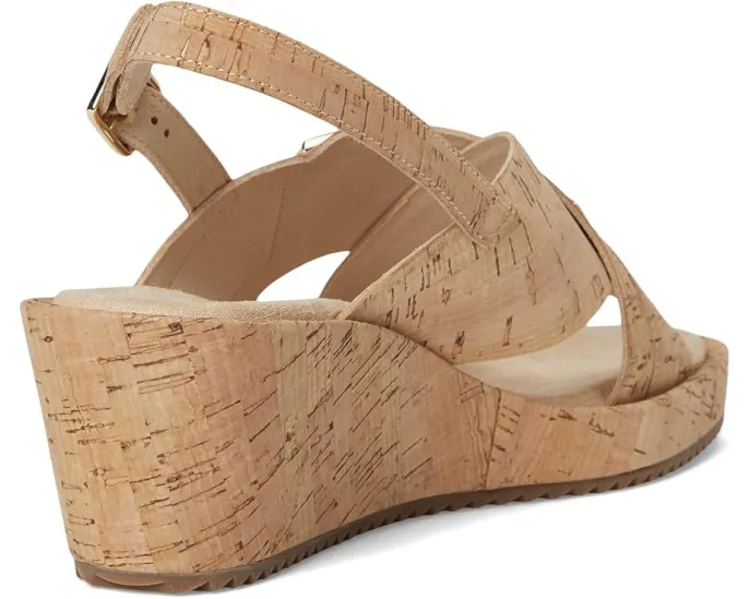 Vaneli Cadesh сандалии на танкетке из пробки с открытым мыском