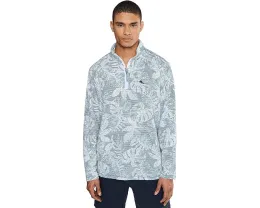 Толстовка Tommy Bahama Costa Wave Azores Half Zip с текстурированной тканью и цветочным принтом