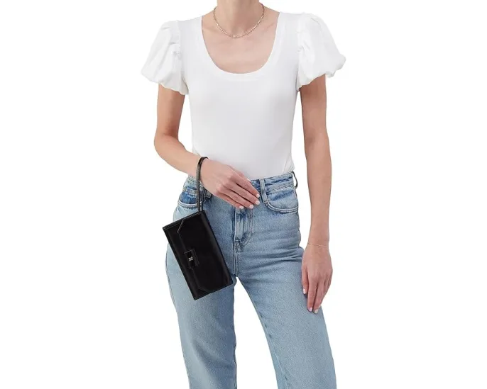 HOBO Romy Wallet Crossbody с конвертируемым ремнём и окошком для удостоверения