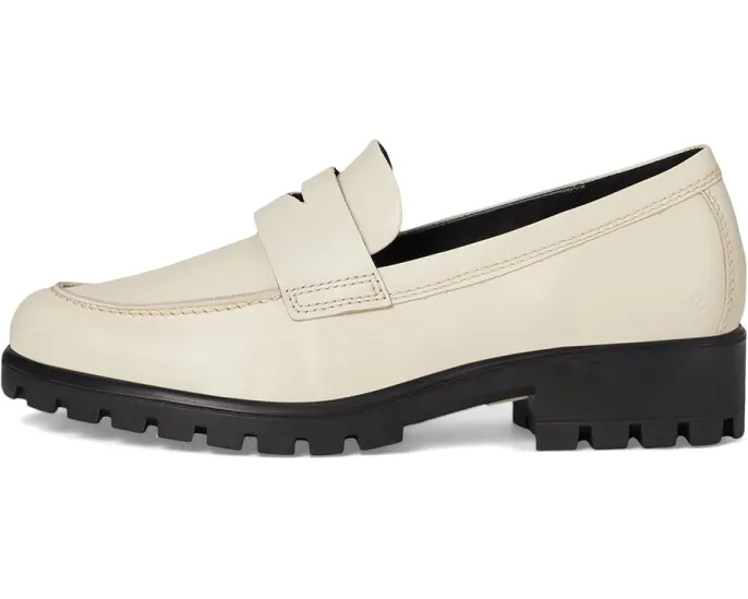 ECCO Мокасины Modtray Penny Loafers из цельной кожи с тракторной подошвой