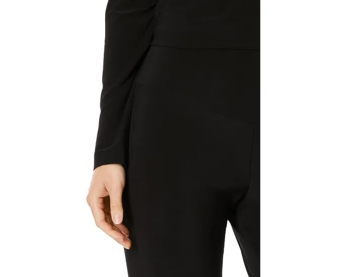 Брюки Norma Kamali Boot Pants с клешем и эластичным поясом