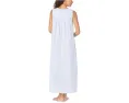 Eileen West Cotton Dobby Stripe Woven Sleeveless Ballet Nightgown ночная сорочка балетка с защипами