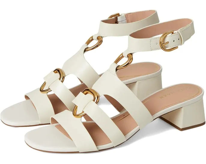 Cole Haan Сандалии Lyanna Link с ремешком на щиколотке и квадратным каблуком