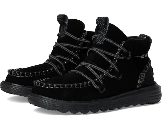 Ботинки Hey Dude Reyes Suede на шнурках с круглым носком