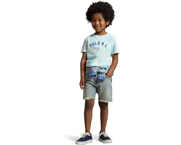 Логотип Tie-Dye модель из хлопка Polo Ralph Lauren с принтом