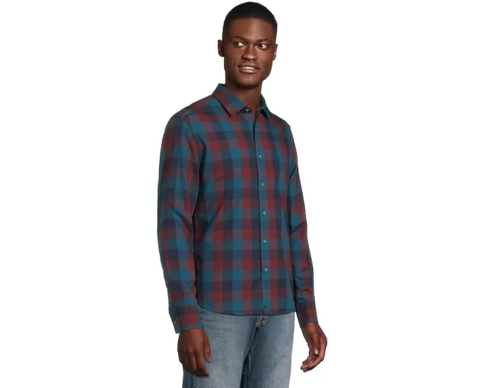 Фланелевая рубашка UNTUCKit Heinrich с длинным рукавом в клетку