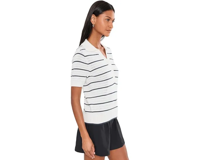 Поло Varley Wren Knit Polo из легкого трикотажа