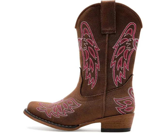 Roper Kids Сапоги Riley Wings с вышитыми крыльями и острым носком