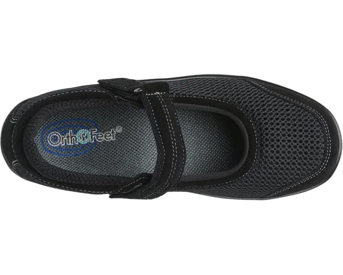 Балетки Orthofeet Chattanooga с широким носком и технологией Ortho-Cushion