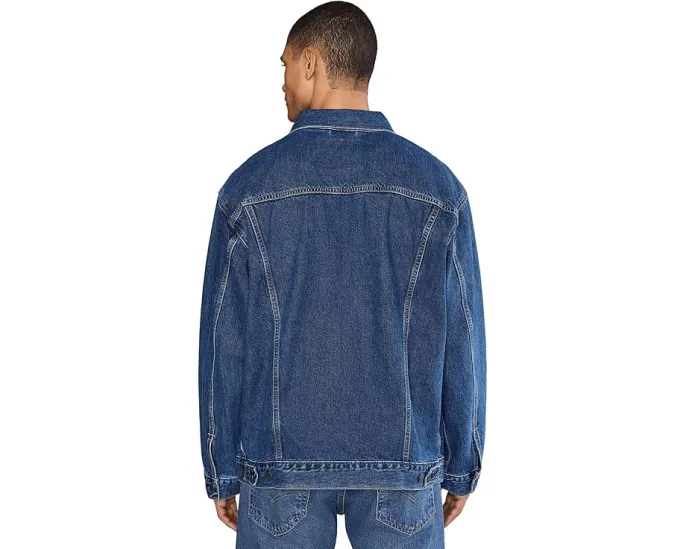 Куртка Levi's® Premium Relaxed Fit Trucker в свободном крое с накладными карманами