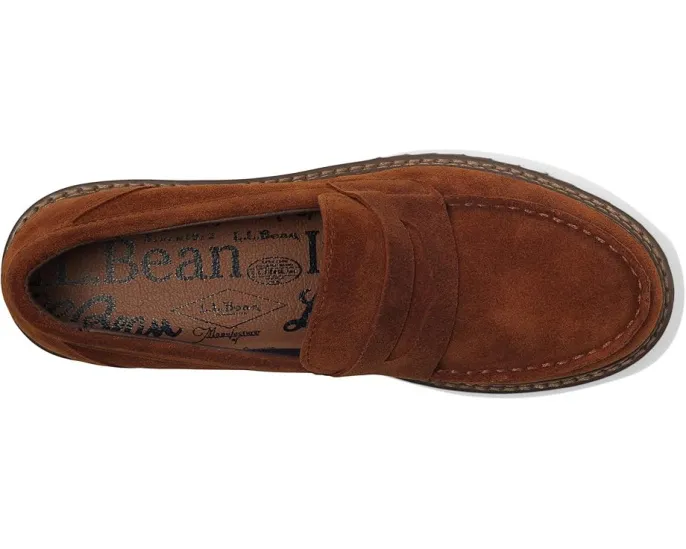 L.L.Bean Туфли Camden Hill Penny Suede из замши с мокасиновым носком
