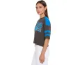 Футболка NFL Detroit Lions Bling в полоску с вырезом Junk Food Clothing