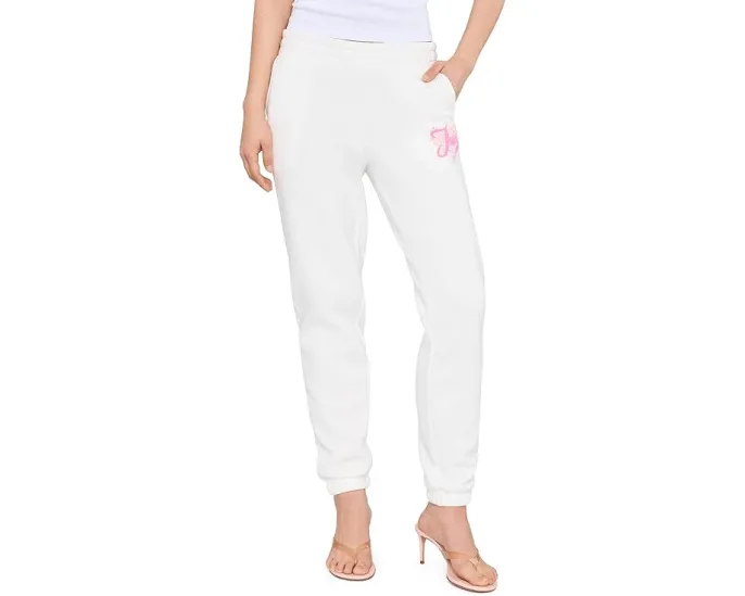 Толстовка Juicy Couture Fleece Jogger с графическим принтом и манжетами