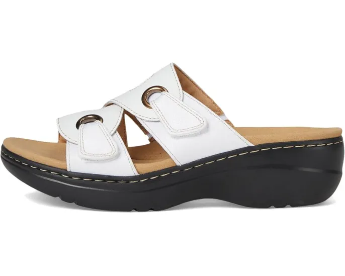 Сандалии Clarks Merliah 2 Cove на клиновидной подошве с застежками на липучках