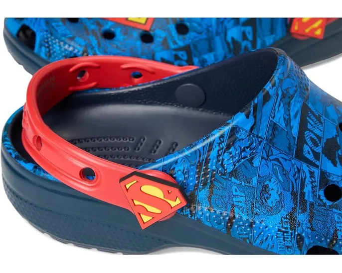 Классические кроксы Crocs Superman для детей