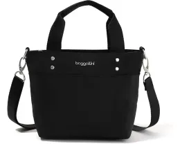 Мини-сумка тоут Baggallini Carryall с отстегивающимся ремнем и карманами
