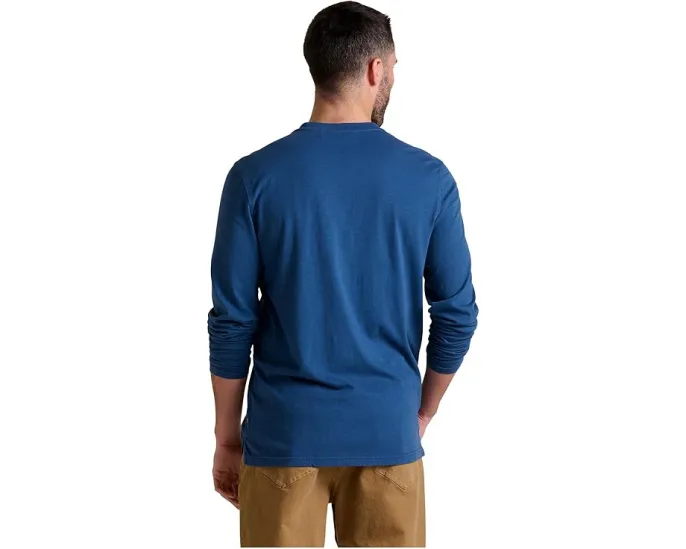 Хенли Toad&Co Primo Long Sleeve Henley с воротником на пуговицах