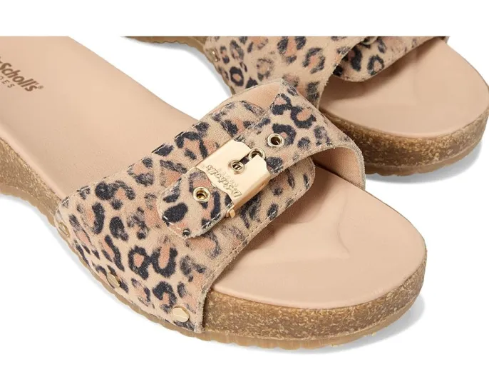 Сандалии Dr. Scholl's Original Flex Slide с кожаным верхом и стелькой для комфорта