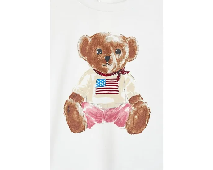 Футболка Polo Bear из хлопкового джерси Polo Ralph Lauren для младенцев