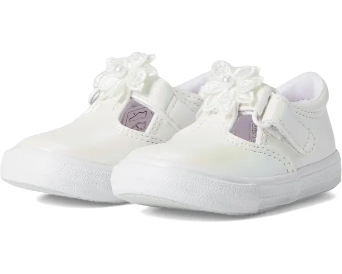Keds детские балетки Daphne Flower с цветочным декором на липучке