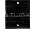 Средний кроссбоди Lauren Ralph Lauren Adair II из кожи с крокодиловым тиснением и цепочкой