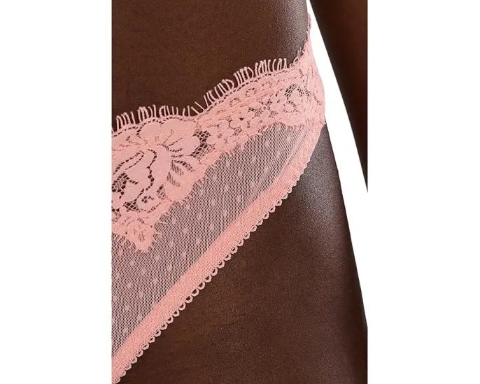 Трусы-стринги Free People Fiona с фигурным краем и средней посадкой