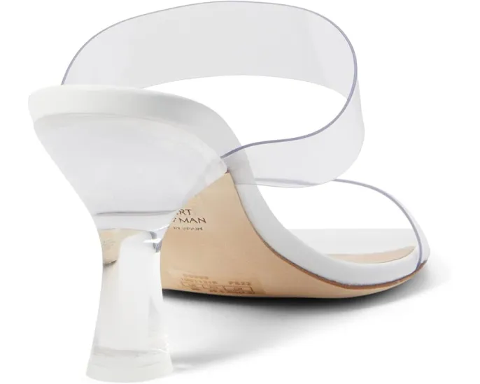 Stuart Weitzman Прозрачные босоножки Kristal Clear Sandal на каблуке