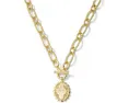 Колье Kendra Scott Grandma с монетой и смешанной цепочкой