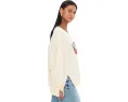Свитер Free People Graphic Camden с принтом и удлиненным низом