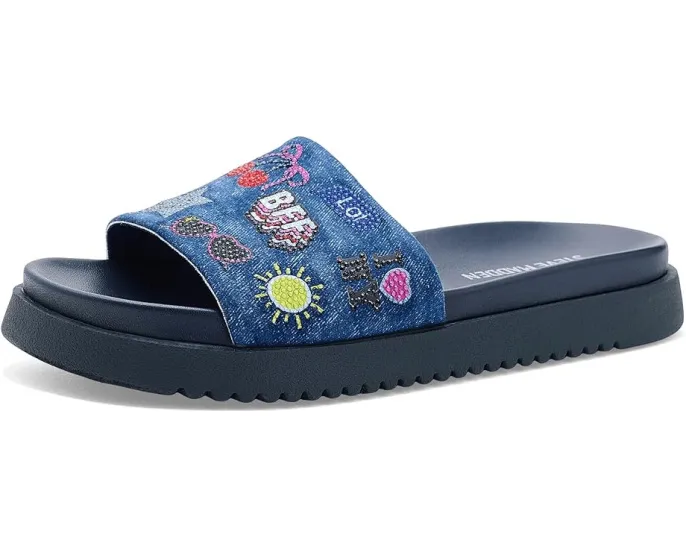 Детские сандалии Steve Madden Fifii с вышитыми аппликациями и удобной стелькой