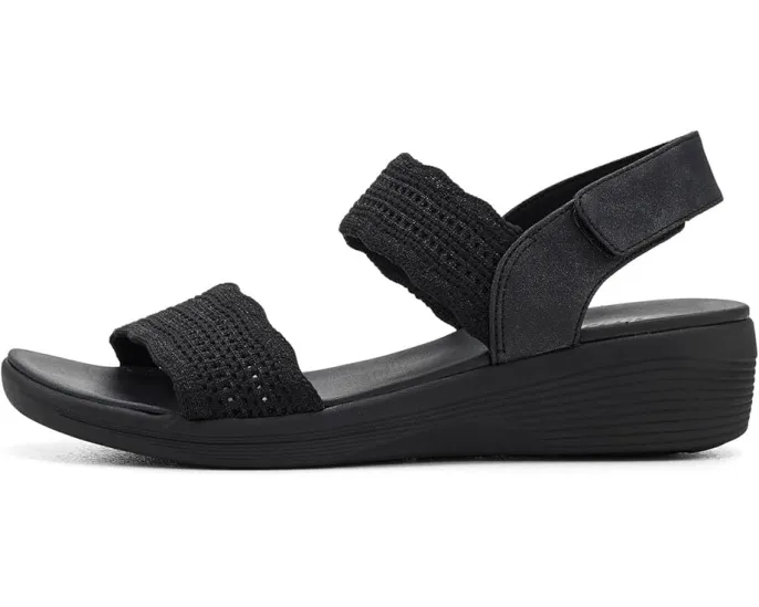 Сандалии SKECHERS Arya Favorite Finds с металлическим отливом и стелькой Luxe Foam