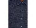 Рубашка Eileen Fisher Petite с классическим воротником из льняной марли в полоску