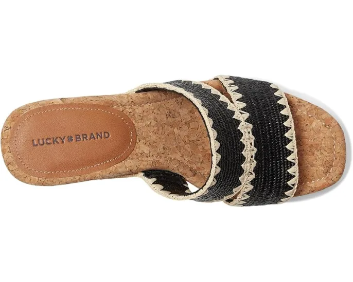 Lucky Brand босоножки Vickta Woven Band Cork Wedge