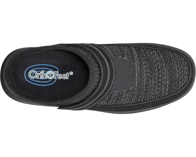 Тапочки Orthofeet Hudson ортопедические с регулируемым ремешком и широким носком