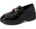 Лоферы FitFlop F-Luma на скрытом клине с пряжкой из гладкой кожи