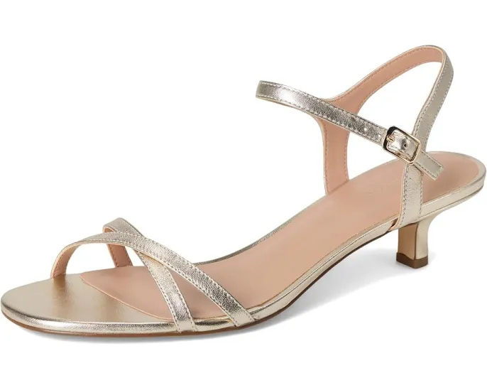 Сандалии Cole Haan Leni на низком каблуке kitten с переплетенными ремешками
