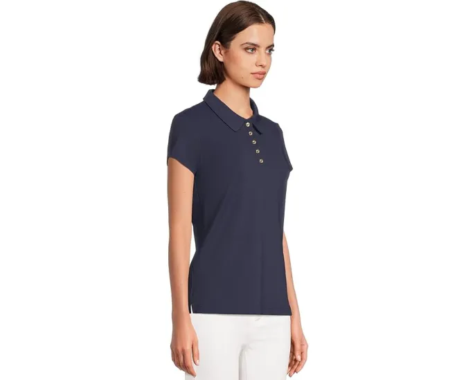Поло Frida Scallop UPF 50+ от Lilly Pulitzer с защитой от ультрафиолета
