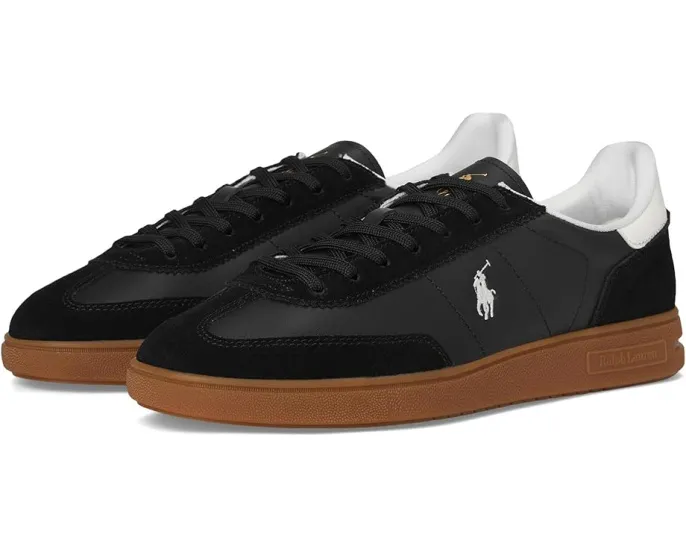 Polo Ralph Lauren Bedford кроссовки из кожи и замши с дышащей подкладкой
