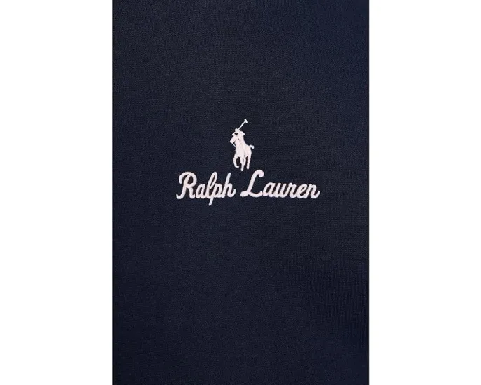 Толстовка Polo Ralph Lauren Logo Double-Knit Hoodie с логотипами и молнией