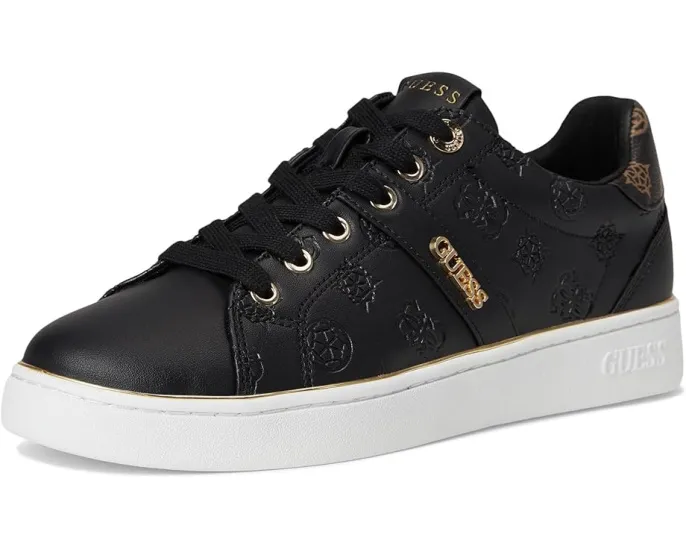 Кроссовки GUESS Britz с логотипом и металлической деталью на подошве