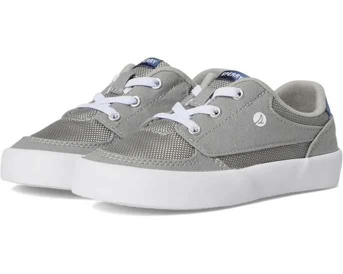 Детские кроссовки Sperry Boardwalk Washable с эластичными шнурками и переработанным полиэстером