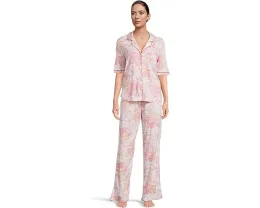 Комплект пижамы Karen Neuburger с кружевом и рукавом три четверти