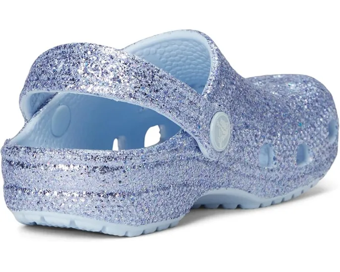 Crocs Classic Glitter Clogs блестящие сабо для малышей