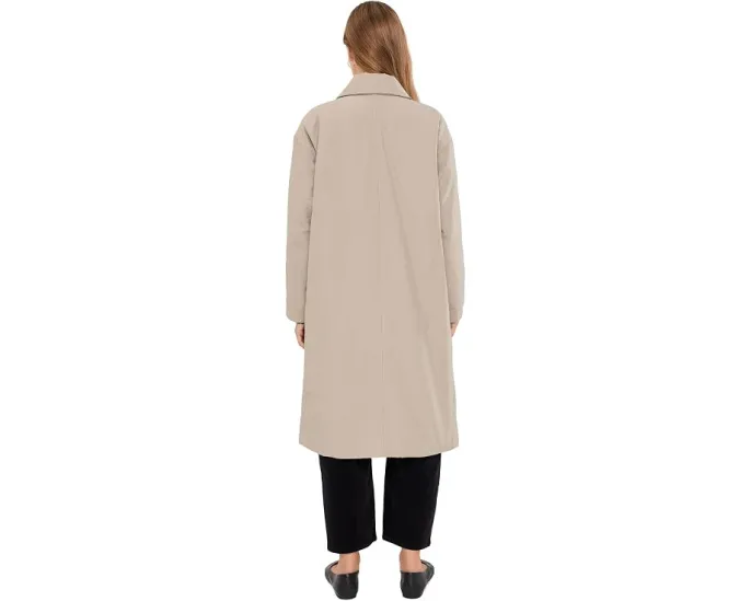 Стеганый тренч Eileen Fisher Petite из хлопка и нейлона