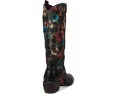 Ботинки Rodeo Queen-Viv до колена с цветочным бархатом и зауженным носком